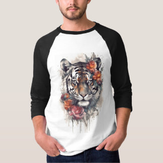 Camiseta de tigre indio majestuosa