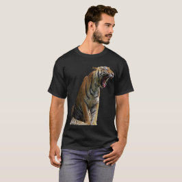 Camiseta de Tigre Rugiente Animales Salvajes Natur