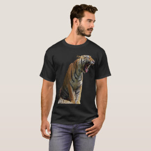 Camiseta de Tigre Rugiente Animales Salvajes Natur
