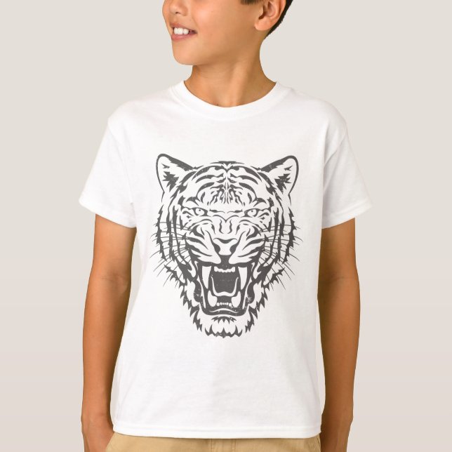 Camiseta de Tigre ruidosa (Anverso)