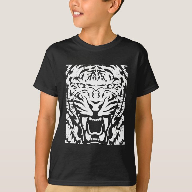 Camiseta de Tigre ruidosa (Anverso)