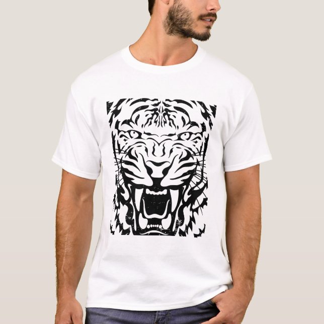 Camiseta de Tigre ruidosa (Anverso)
