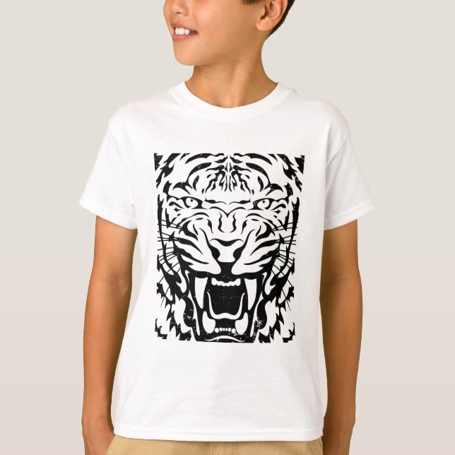 Camiseta de Tigre ruidosa (Anverso)