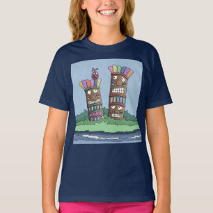 Camiseta de Tiki Bird Rosebud