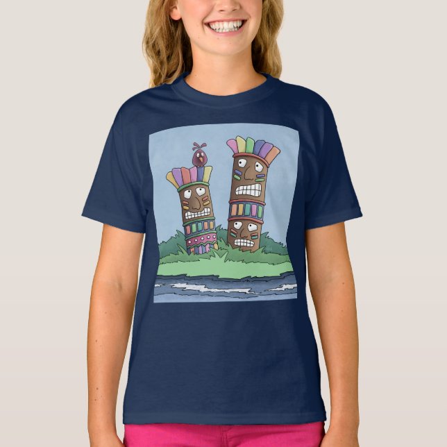 Camiseta de Tiki Bird Rosebud (Anverso)