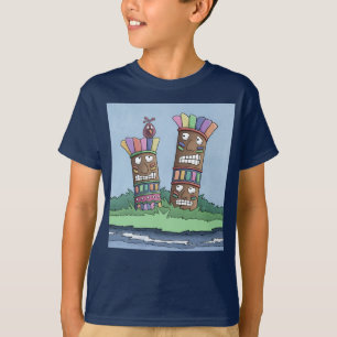 Camiseta de Tiki Bird Rosebud