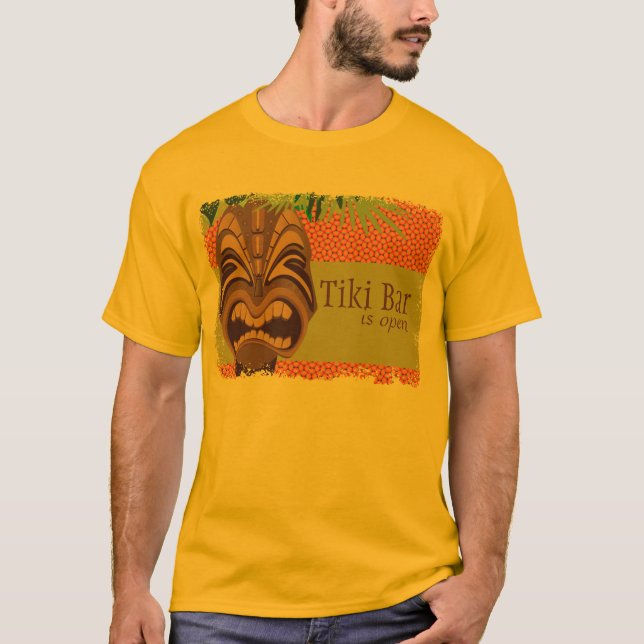 Camiseta de Tiki Luau de la isla (Anverso)
