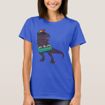 Camiseta de tinte de tinta para teclado T-Rex