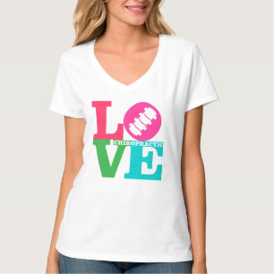 Camiseta de tinte quiropráctico