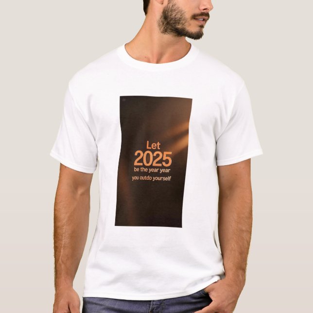 Camiseta de tipografía audaz y simple (Anverso)