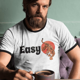 Camiseta de tipografía divertida "Easy Tiger" – Di