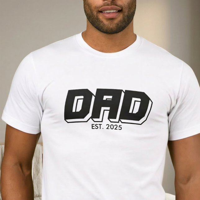 Camiseta de tipografía establecida de Papá Negro e (Subido por el creador)