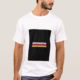 Camiseta de tipografía impresionante 