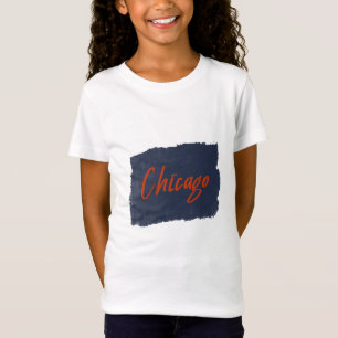 Camiseta de tipografía manuscrita de Chicago