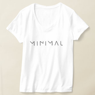 Camiseta de tipografía minimalista