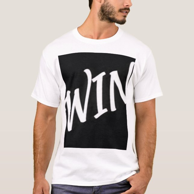Camiseta de tipografía motivacional GANAR  (Anverso)