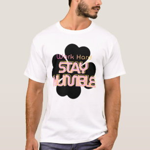 Camiseta de tipografía Stay Humble