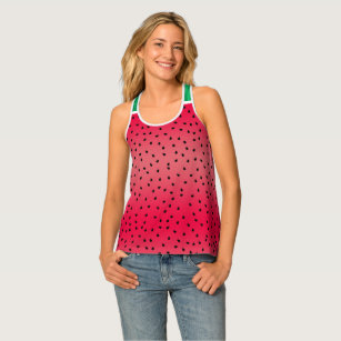 Camiseta De Tirantes Cute Whimsical Watermelon Summer Fruth