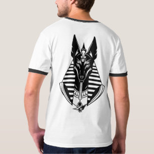 Camiseta de tirantes de arte geométrico del chacal