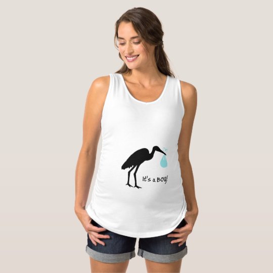Camiseta De Tirantes De Premamá Es un muchacho