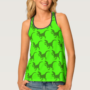Camisetas de tirantes Dinosaurios Con Estampado Integral para mujer | Camisetas de tirantes Dinosaurios Con Estampado Integral para mujer |