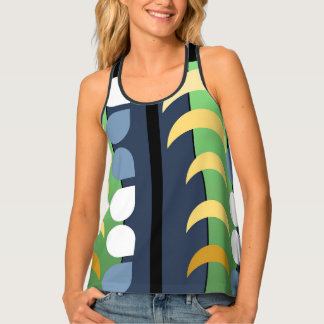 Camiseta De Tirantes ESTÉ EN LA LUNA EL TANQUE de DESCENSOS, el arte de