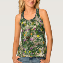 Hojas verdes y florines