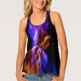 Camiseta De Tirantes Llamadas coloridas