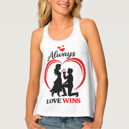 Camiseta De Tirantes Love Wins Heart Couple Women’s Tank