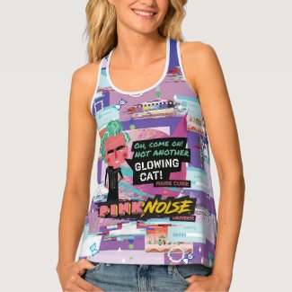 Camiseta De Tirantes Marie Curie · Pink Noise