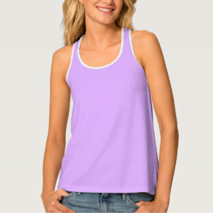 Camiseta De Tirantes Mauve, código de hex violeta pálido e0b0ff