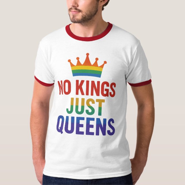 Camiseta de tirantes No Kings Just Queens (Anverso)