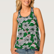 Poinsettia blanca, patrón de Navidades