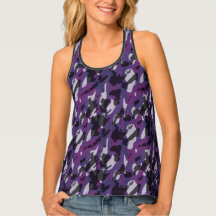 Purple Camo Abstract