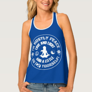 CAMISETA DE TIRANTES SOY SOBRE TODO PAZ...