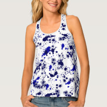Splatt - Blue Tank Top