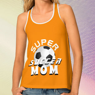 Camiseta De Tirantes Super Soccer Mom Sport Día de la Madre