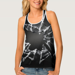 Camiseta De Tirantes Tank Racerback de impresión general de mujeres per
