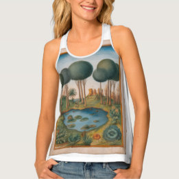 Camiseta De Tirantes Tank Racerback de impresión general de mujeres per