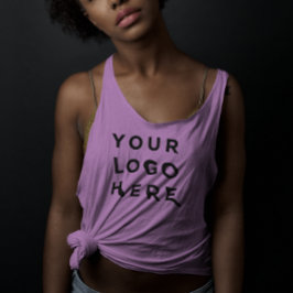 Camiseta De Tirantes Tank Top de Lavender | Logotipo comercial, nombre,
