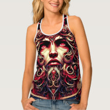 Trippy Face 1 Tank Top