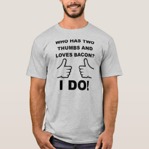 Camiseta de Tocino con Dos Pulgar Arriba