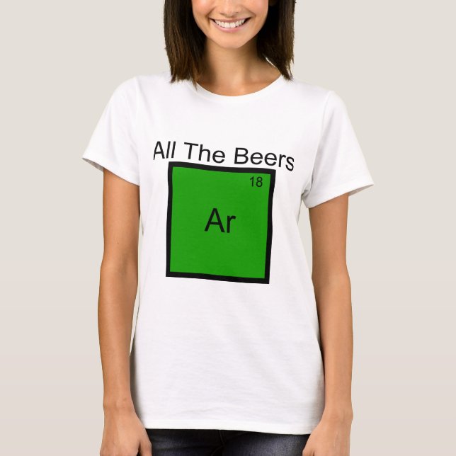 Camiseta de Todos Los Elementos Argón con Juego de (Anverso)