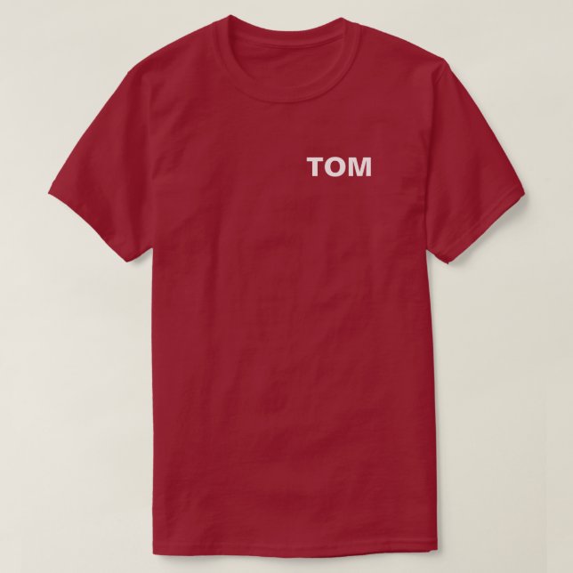 Camiseta de TOM (Diseño del anverso)