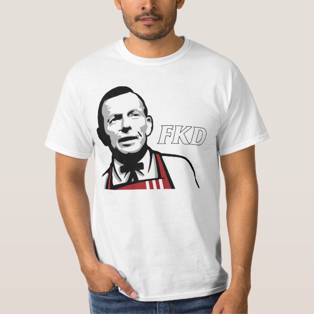 Camiseta de Tony Abbott "FKD" (Anverso)