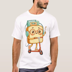 Camiseta de Tony el pan - scooter lindo
