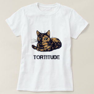 Camiseta de torsión de gato, gato de torta