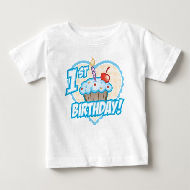 Camiseta de torta de cumpleaños para niños (Anverso)