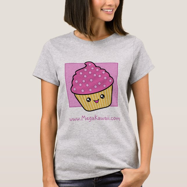 Camiseta de torta de Kawaii (Anverso)