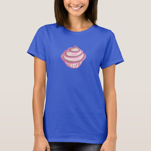 Camiseta De Torta De Torta Rosada (Anverso)